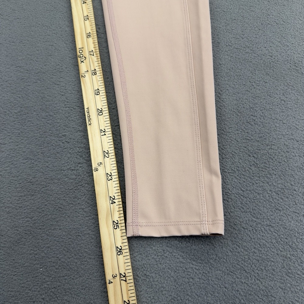 Free People FP Movement On Cloud Nine Leggings Size M Pink Pearl Side Pocket - Picture 8 of 11